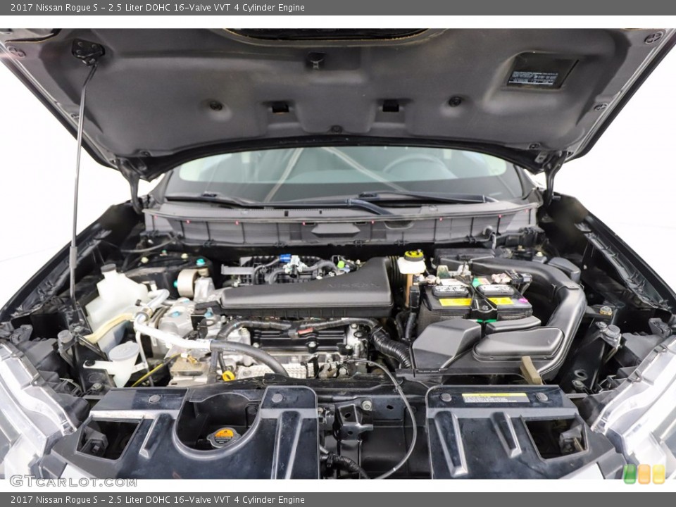 2.5 Liter DOHC 16-Valve VVT 4 Cylinder 2017 Nissan Rogue Engine