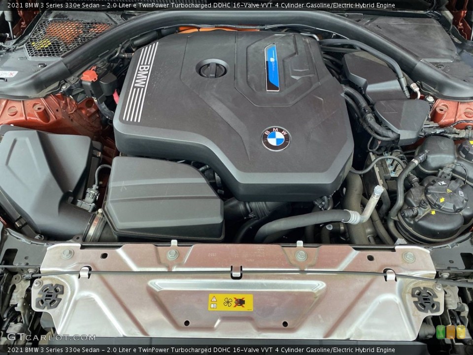 2.0 Liter e TwinPower Turbocharged DOHC 16-Valve VVT 4 Cylinder Gasoline/Electric Hybrid Engine for the 2021 BMW 3 Series #141671547