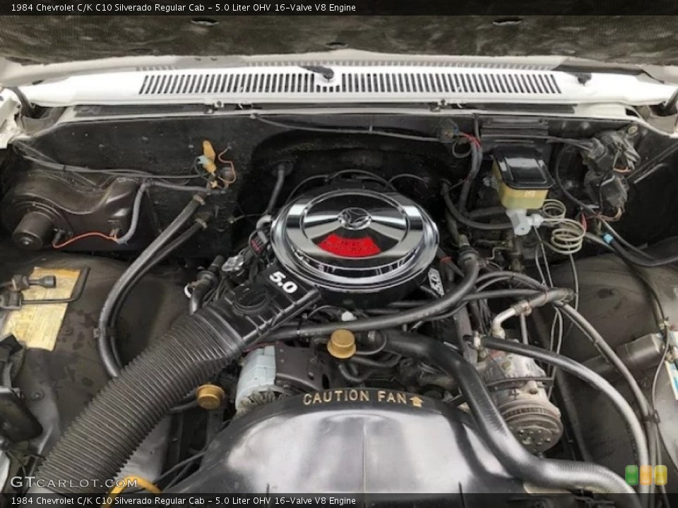 5.0 Liter OHV 16-Valve V8 Engine for the 1984 Chevrolet C/K #141700582