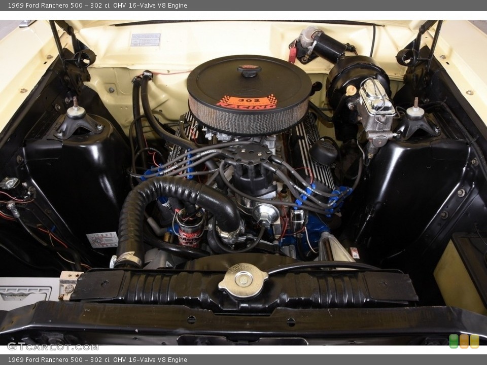 302 ci. OHV 16-Valve V8 Engine for the 1969 Ford Ranchero #141715066