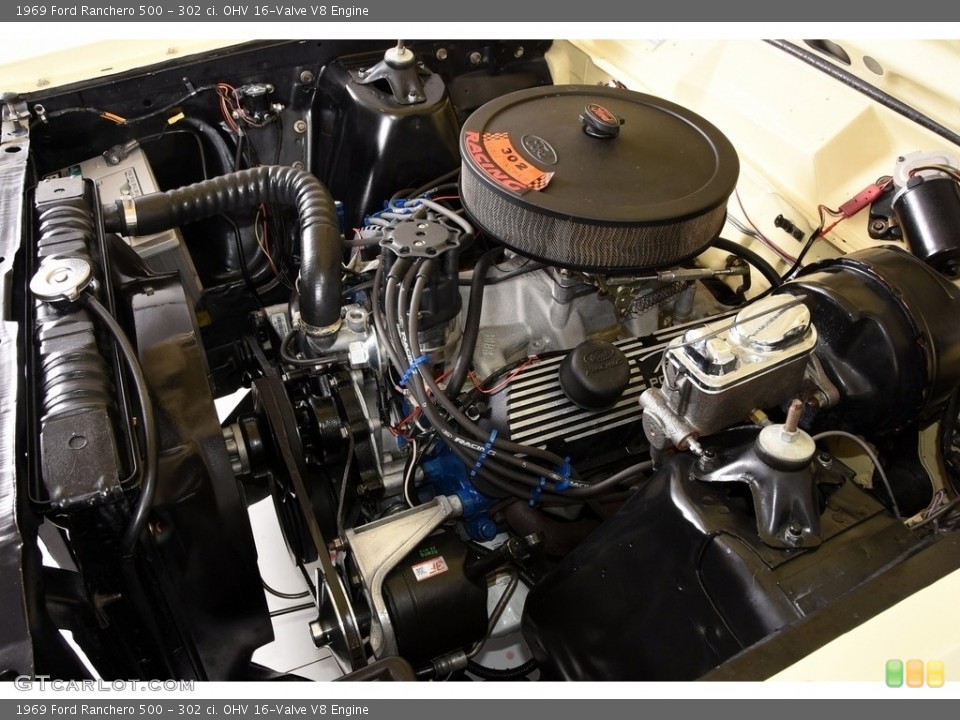 302 ci. OHV 16-Valve V8 Engine for the 1969 Ford Ranchero #141715091