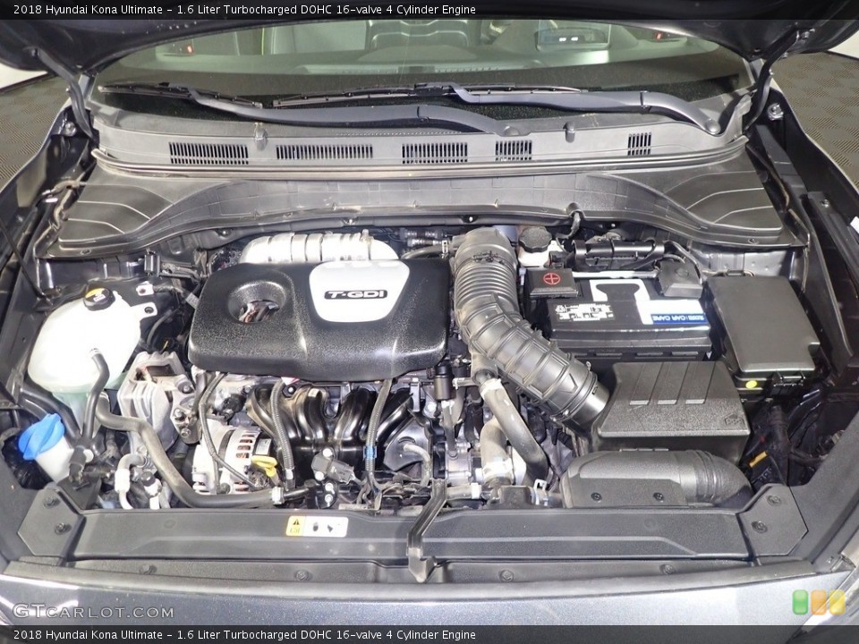 1.6 Liter Turbocharged DOHC 16-valve 4 Cylinder Engine for the 2018 Hyundai Kona #141731345