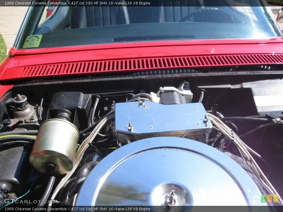 427 cid 390 HP OHV 16-Valve L36 V8 Engine for the 1968 Chevrolet Corvette #141739585