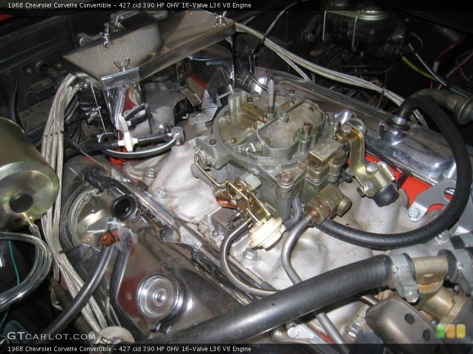 427 cid 390 HP OHV 16-Valve L36 V8 Engine for the 1968 Chevrolet Corvette #141740098