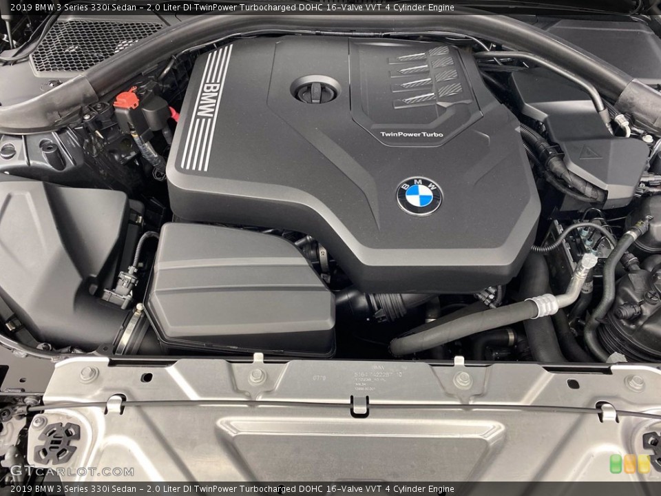 2.0 Liter DI TwinPower Turbocharged DOHC 16-Valve VVT 4 Cylinder 2019 BMW 3 Series Engine