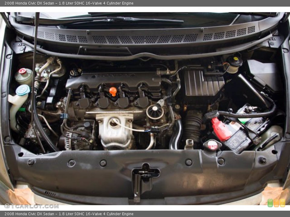 1.8 Liter SOHC 16-Valve 4 Cylinder 2008 Honda Civic Engine
