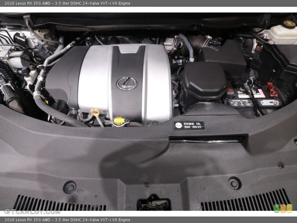 3.5 liter DOHC 24-Valve VVT-i V6 2016 Lexus RX Engine