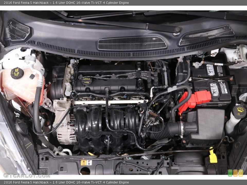 1.6 Liter DOHC 16-Valve Ti-VCT 4 Cylinder 2016 Ford Fiesta Engine