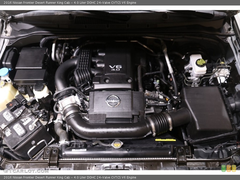 4.0 Liter DOHC 24-Valve CVTCS V6 2016 Nissan Frontier Engine