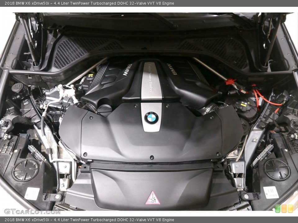 4.4 Liter TwinPower Turbocharged DOHC 32-Valve VVT V8 2018 BMW X6 Engine