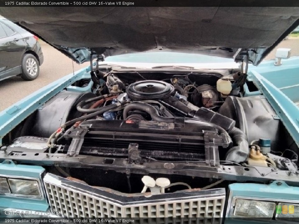 500 cid OHV 16-Valve V8 Engine for the 1975 Cadillac Eldorado #141799694