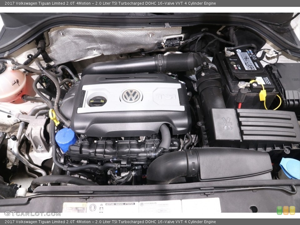 2.0 Liter TSI Turbocharged DOHC 16-Valve VVT 4 Cylinder 2017 Volkswagen Tiguan Limited Engine