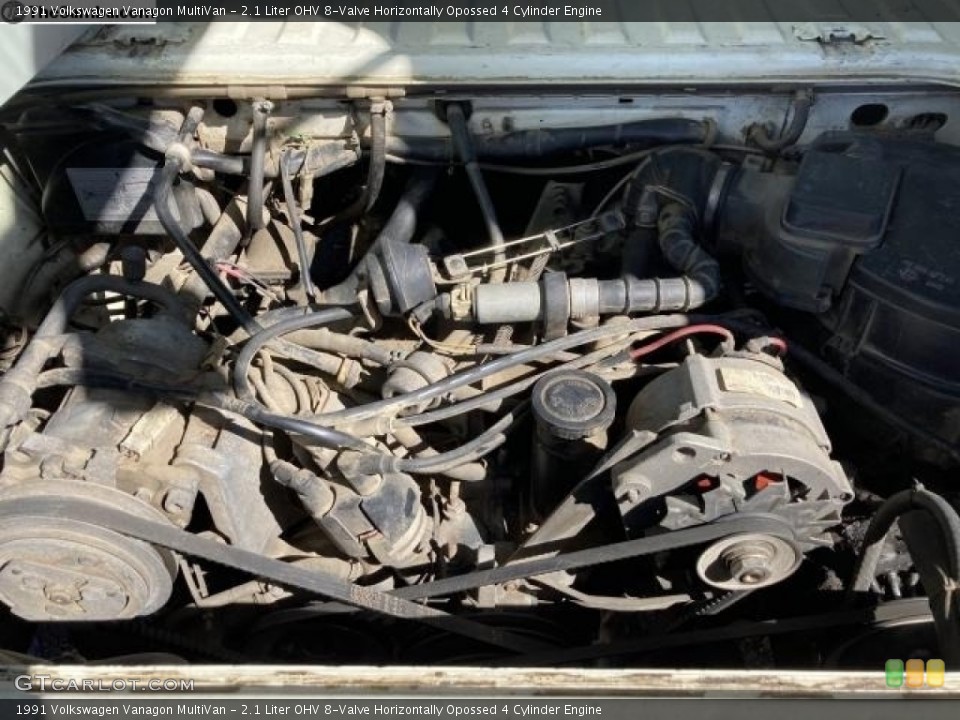 2.1 Liter OHV 8-Valve Horizontally Opossed 4 Cylinder 1991 Volkswagen Vanagon Engine