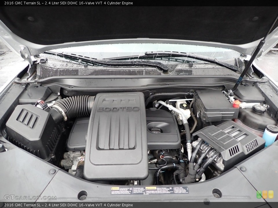 2.4 Liter SIDI DOHC 16-Valve VVT 4 Cylinder 2016 GMC Terrain Engine