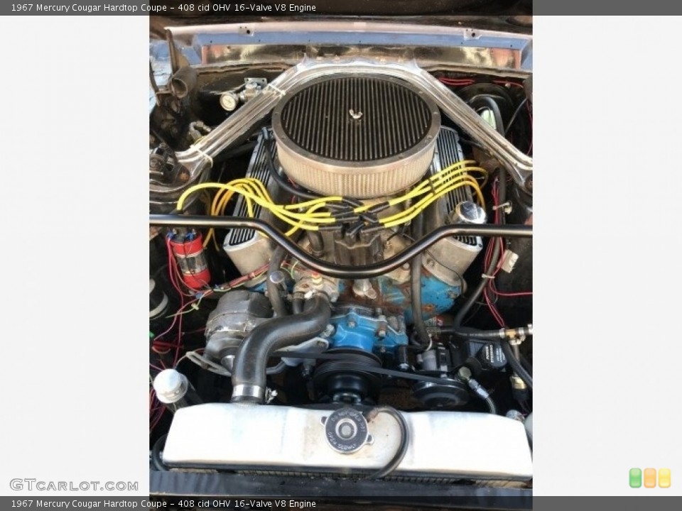 408 cid OHV 16-Valve V8 Engine for the 1967 Mercury Cougar #141871519