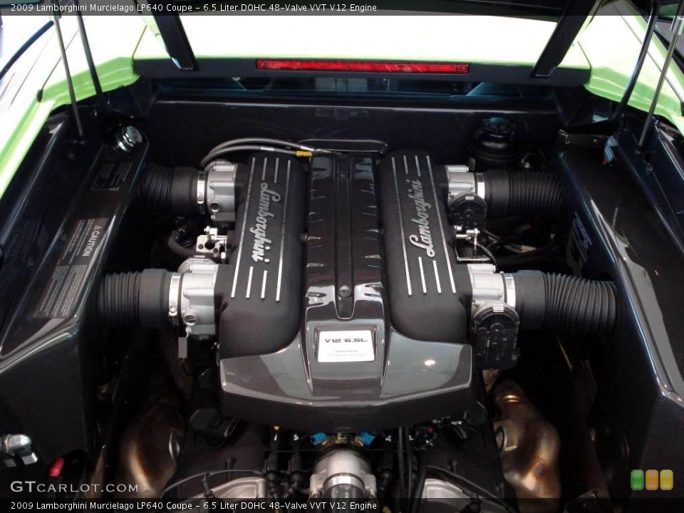 6.5 Liter DOHC 48-Valve VVT V12 Engine for the 2009 Lamborghini Murcielago #1418744