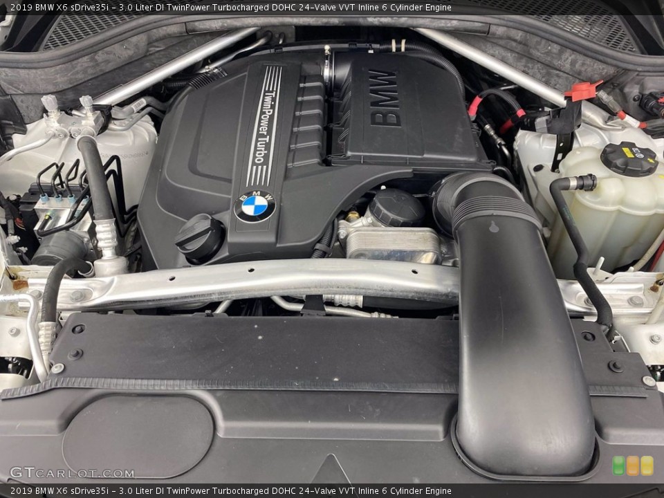 3.0 Liter DI TwinPower Turbocharged DOHC 24-Valve VVT Inline 6 Cylinder 2019 BMW X6 Engine