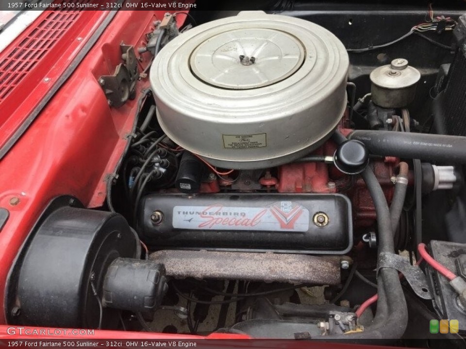 312ci  OHV 16-Valve V8 1957 Ford Fairlane 500 Engine