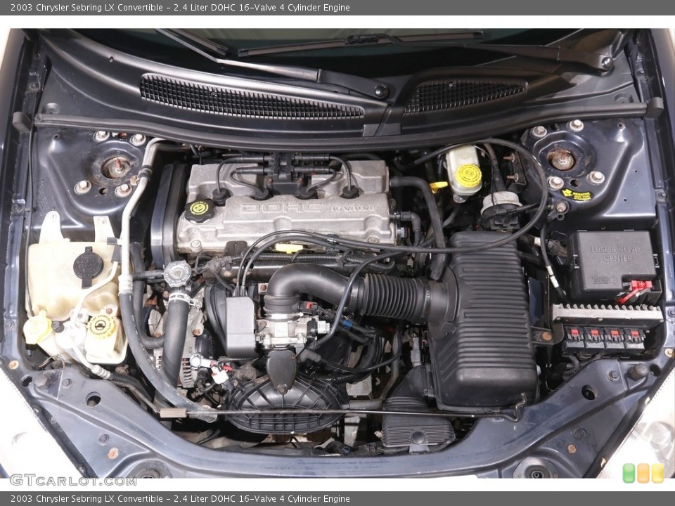 2.4 Liter DOHC 16-Valve 4 Cylinder 2003 Chrysler Sebring Engine