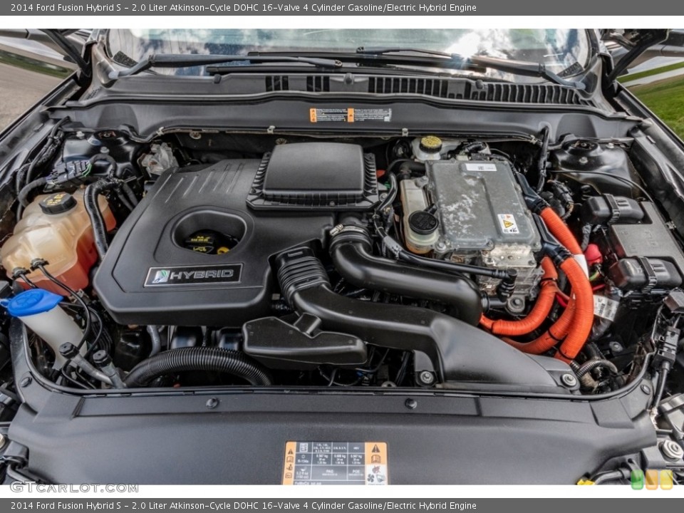 2.0 Liter Atkinson-Cycle DOHC 16-Valve 4 Cylinder Gasoline/Electric Hybrid Engine for the 2014 Ford Fusion #141923649