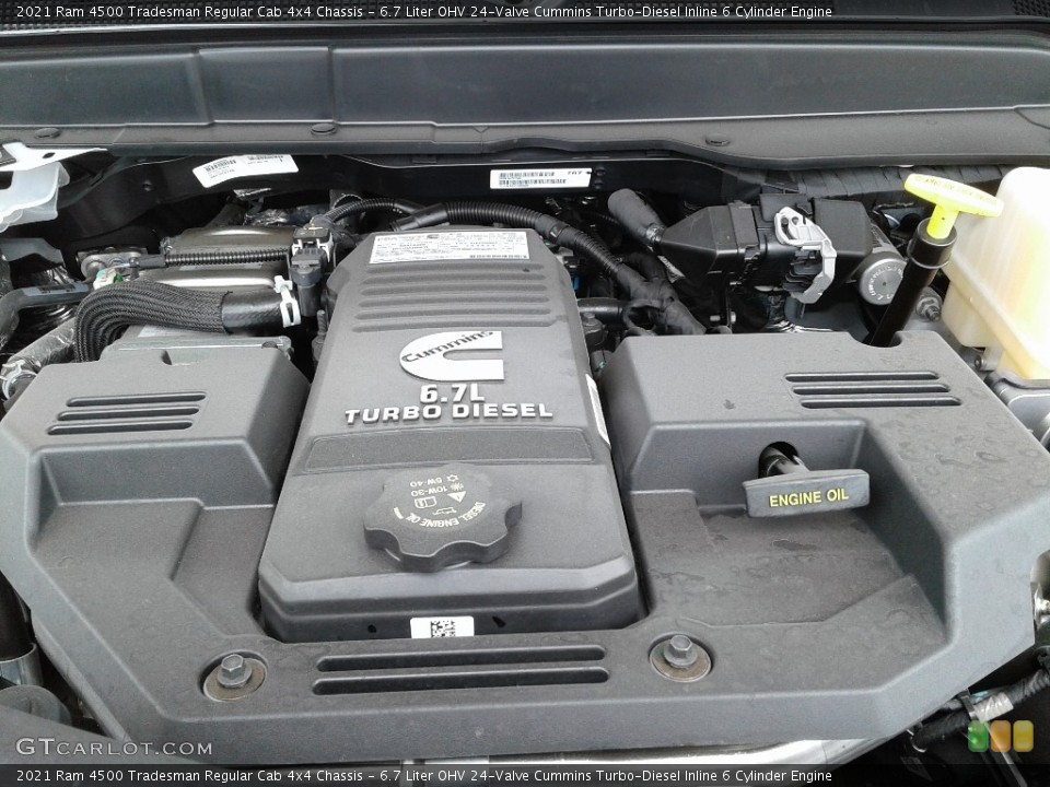 6.7 Liter OHV 24-Valve Cummins Turbo-Diesel Inline 6 Cylinder Engine for the 2021 Ram 4500 #141938205