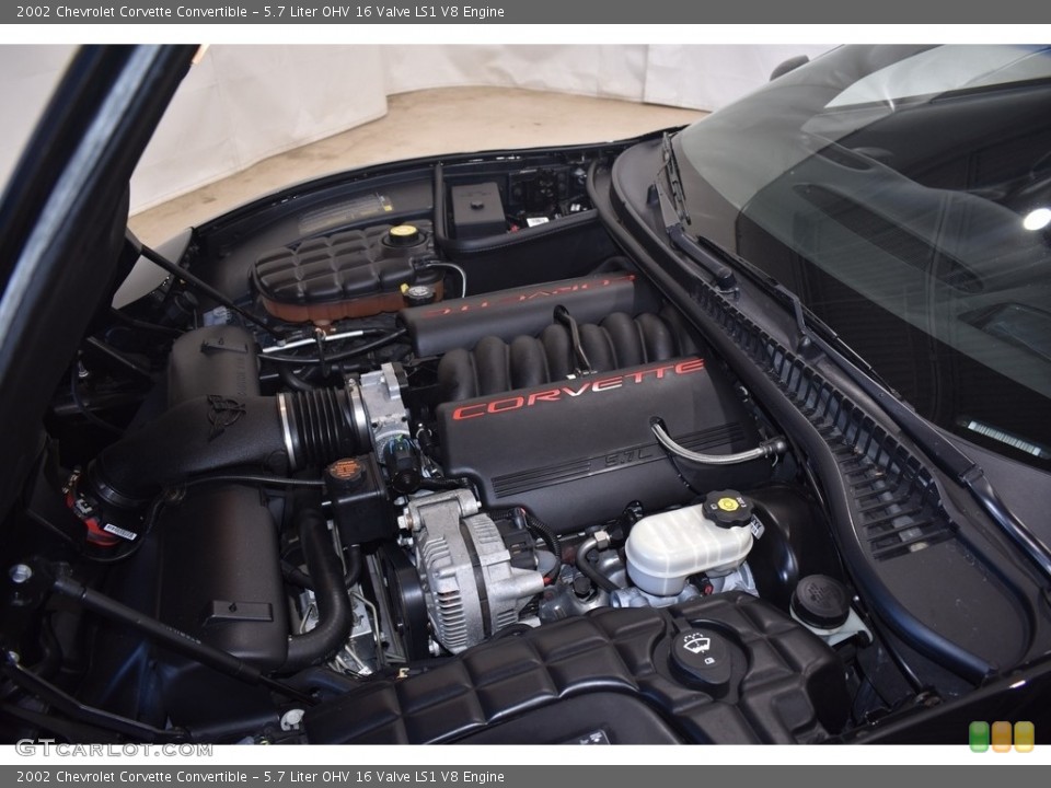 5.7 Liter OHV 16 Valve LS1 V8 2002 Chevrolet Corvette Engine