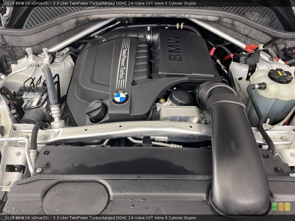 3.0 Liter TwinPower Turbocharged DOHC 24-Valve VVT Inline 6 Cylinder Engine for the 2018 BMW X6 #141982967