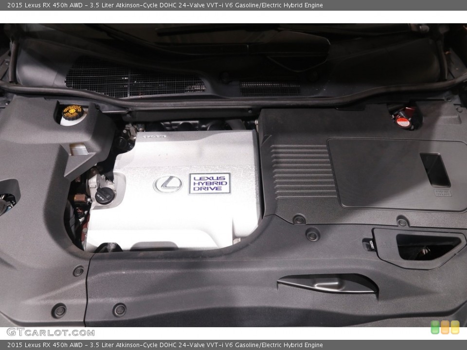 3.5 Liter Atkinson-Cycle DOHC 24-Valve VVT-i V6 Gasoline/Electric Hybrid 2015 Lexus RX Engine
