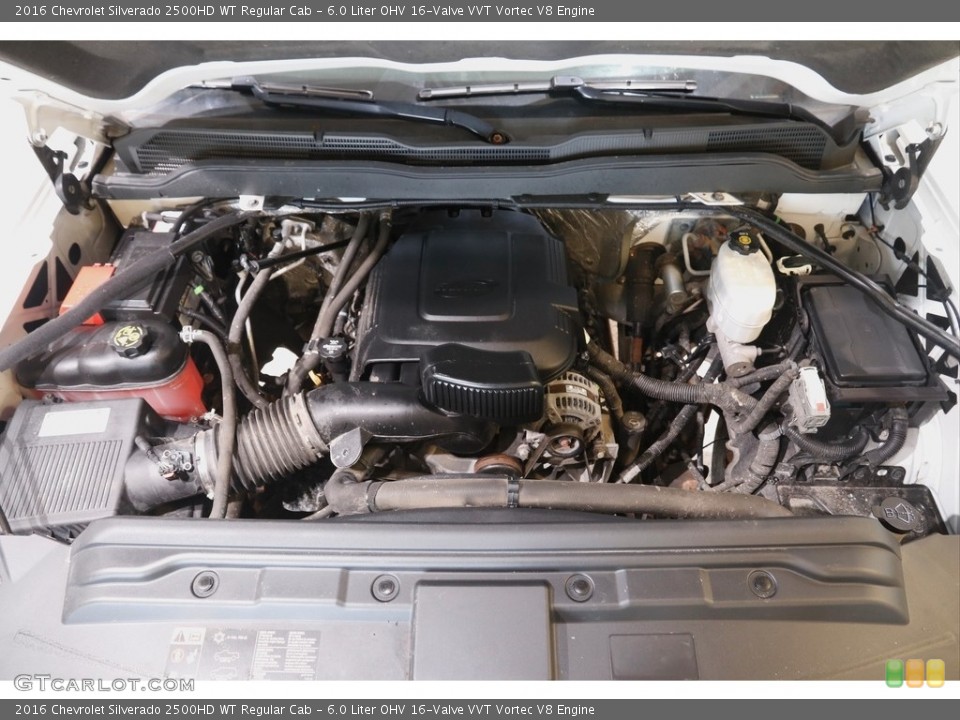 6.0 Liter OHV 16-Valve VVT Vortec V8 Engine for the 2016 Chevrolet Silverado 2500HD #142034803