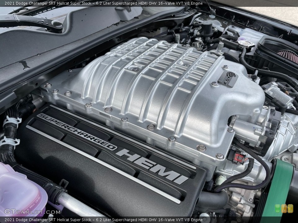 6.2 Liter Supercharged HEMI OHV 16-Valve VVT V8 Engine for the 2021 Dodge Challenger #142039864