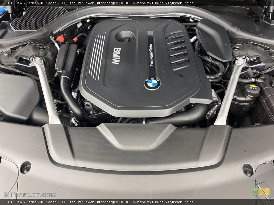 3.0 Liter TwinPower Turbocharged DOHC 24-Valve VVT Inline 6 Cylinder 2018 BMW 7 Series Engine