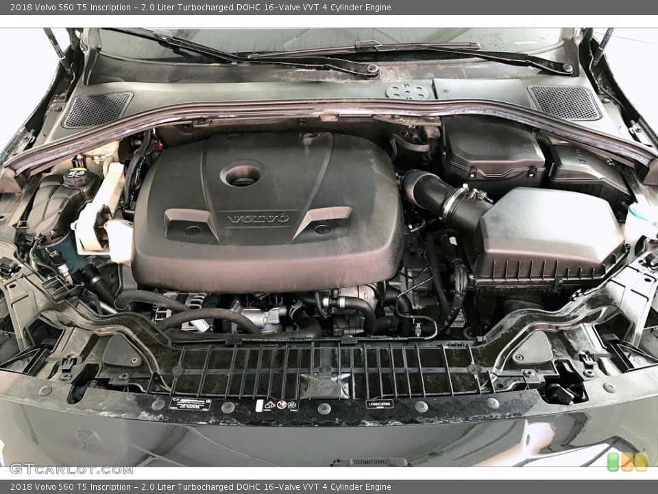 2.0 Liter Turbocharged DOHC 16-Valve VVT 4 Cylinder 2018 Volvo S60 Engine