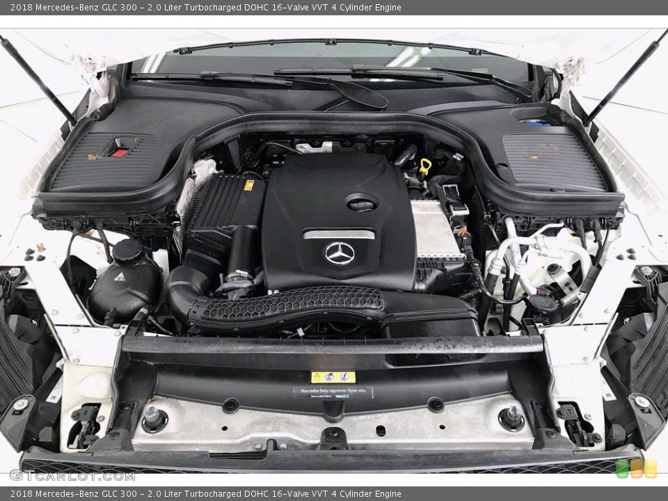 2.0 Liter Turbocharged DOHC 16-Valve VVT 4 Cylinder 2018 Mercedes-Benz GLC Engine