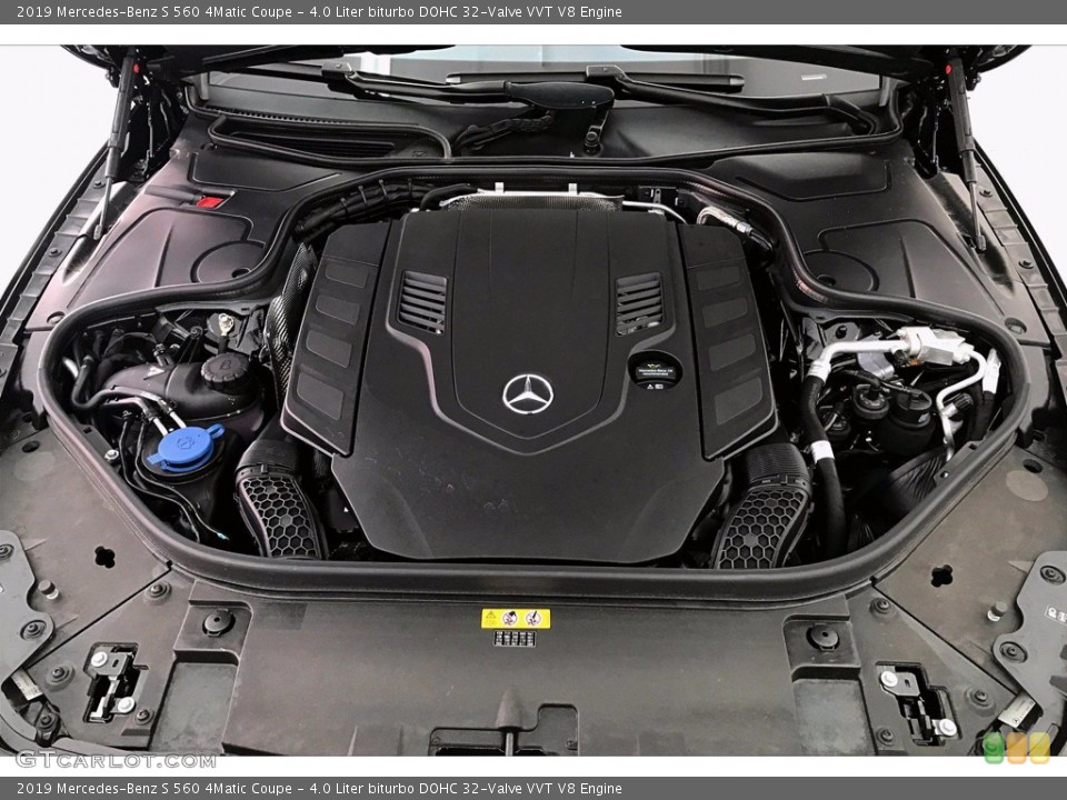 4.0 Liter biturbo DOHC 32-Valve VVT V8 2019 Mercedes-Benz S Engine