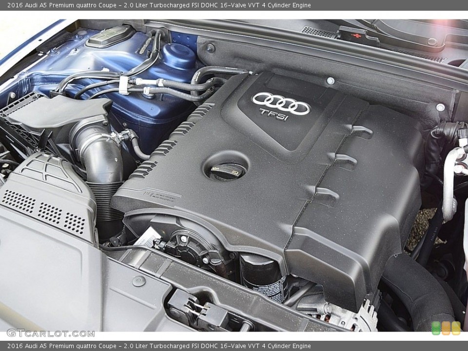 2.0 Liter Turbocharged FSI DOHC 16-Valve VVT 4 Cylinder Engine for the 2016 Audi A5 #142148426