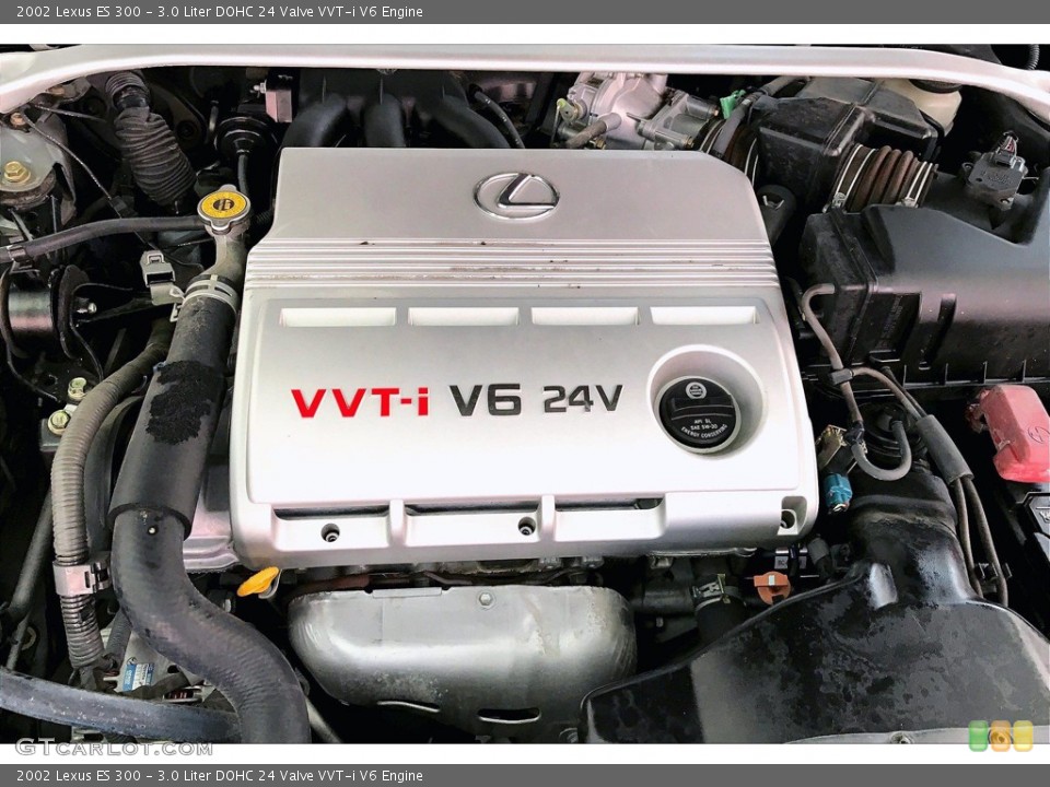 3.0 Liter DOHC 24 Valve VVT-i V6 2002 Lexus ES Engine