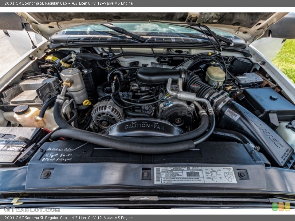 4.3 Liter OHV 12-Valve V6 Engine for the 2001 GMC Sonoma #142181334