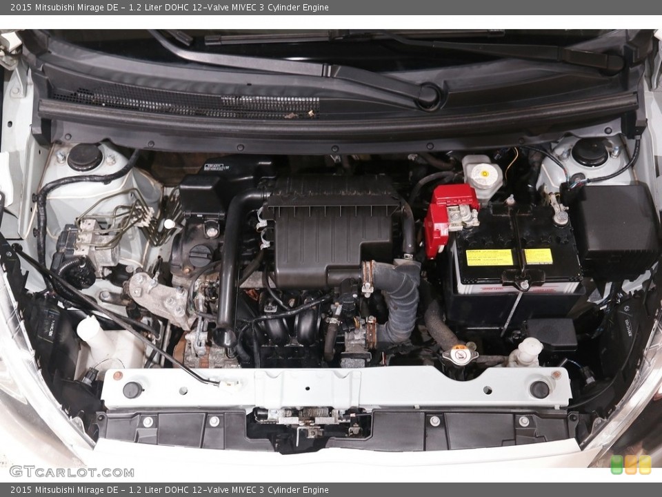 1.2 Liter DOHC 12-Valve MIVEC 3 Cylinder 2015 Mitsubishi Mirage Engine