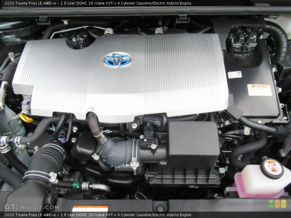 1.8 Liter DOHC 16-Valve VVT-i 4 Cylinder Gasoline/Electric Hybrid Engine for the 2020 Toyota Prius #142195620