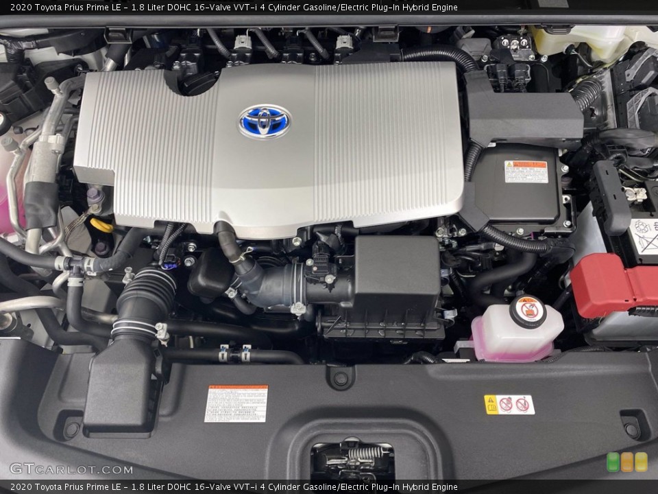 1.8 Liter DOHC 16-Valve VVT-i 4 Cylinder Gasoline/Electric Plug-In Hybrid 2020 Toyota Prius Prime Engine