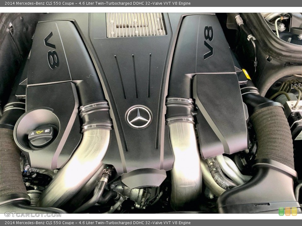 4.6 Liter Twin-Turbocharged DOHC 32-Valve VVT V8 Engine for the 2014 Mercedes-Benz CLS #142206103