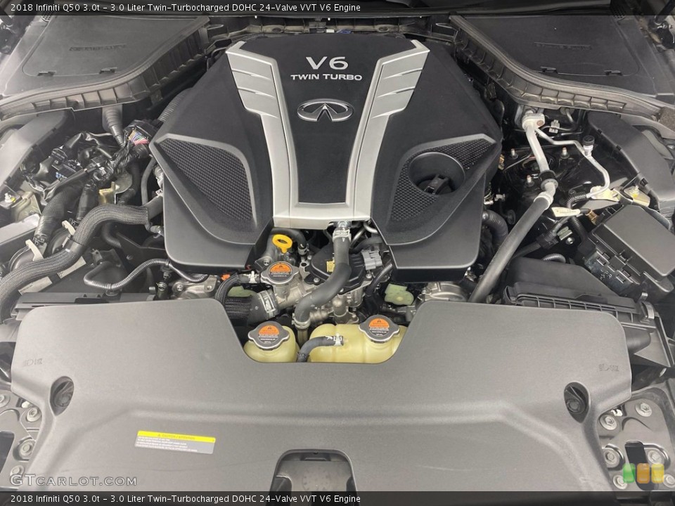 3.0 Liter Twin-Turbocharged DOHC 24-Valve VVT V6 Engine for the 2018 Infiniti Q50 #142206406
