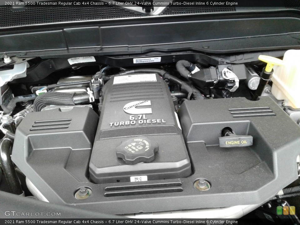 6.7 Liter OHV 24-Valve Cummins Turbo-Diesel Inline 6 Cylinder Engine for the 2021 Ram 5500 #142220721