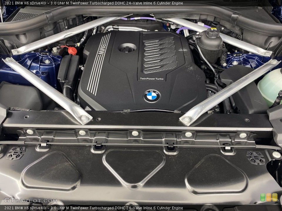 3.0 Liter M TwinPower Turbocharged DOHC 24-Valve Inline 6 Cylinder Engine for the 2021 BMW X6 #142246777
