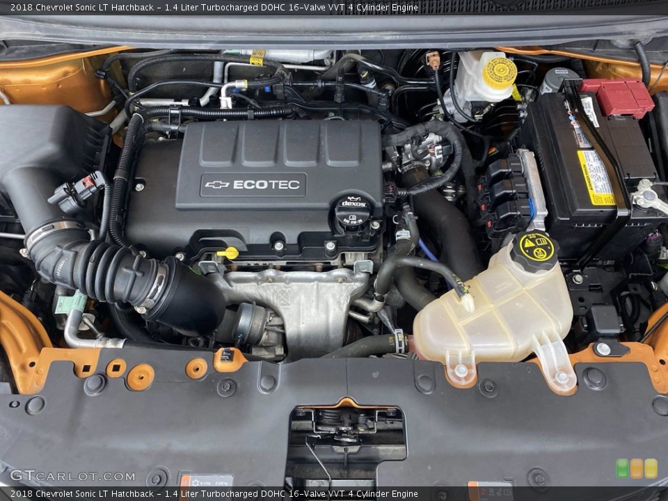 1.4 Liter Turbocharged DOHC 16-Valve VVT 4 Cylinder Engine for the 2018 Chevrolet Sonic #142275085