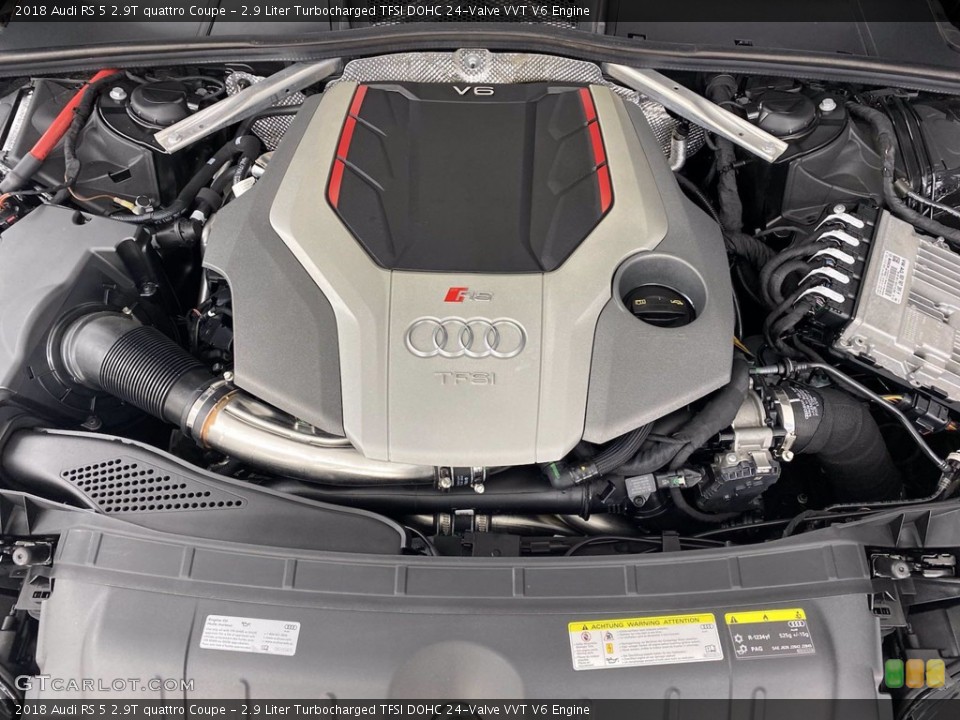 2.9 Liter Turbocharged TFSI DOHC 24-Valve VVT V6 Engine for the 2018 Audi RS 5 #142294956