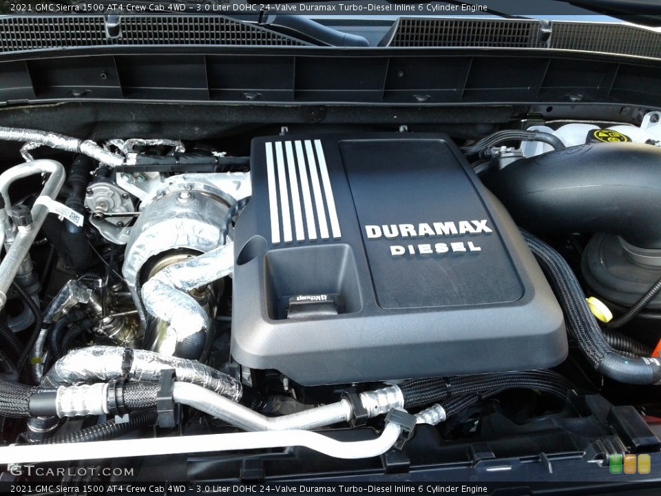 3.0 Liter DOHC 24-Valve Duramax Turbo-Diesel Inline 6 Cylinder 2021 GMC Sierra 1500 Engine