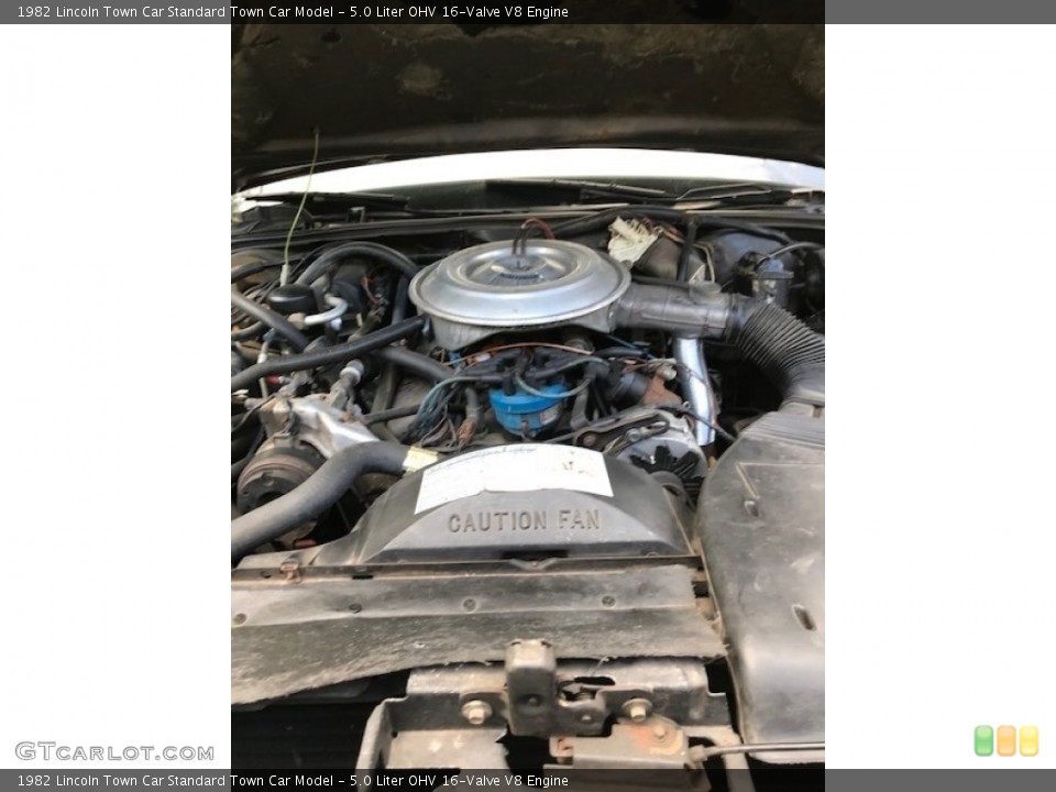 5.0 Liter OHV 16-Valve V8 Engine for the 1982 Lincoln Town Car #142347181