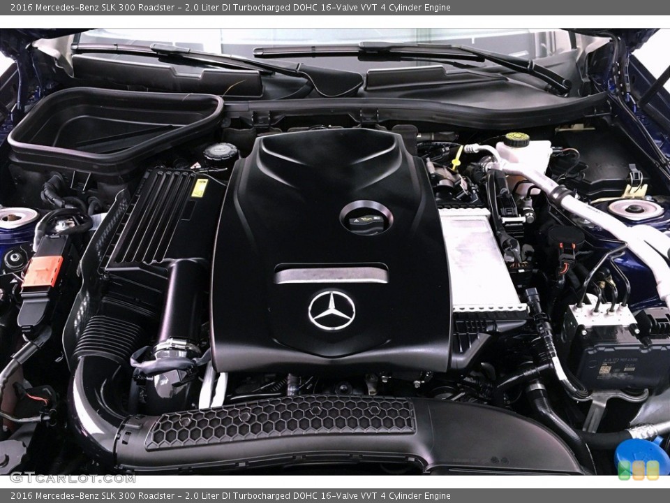 2.0 Liter DI Turbocharged DOHC 16-Valve VVT 4 Cylinder 2016 Mercedes-Benz SLK Engine