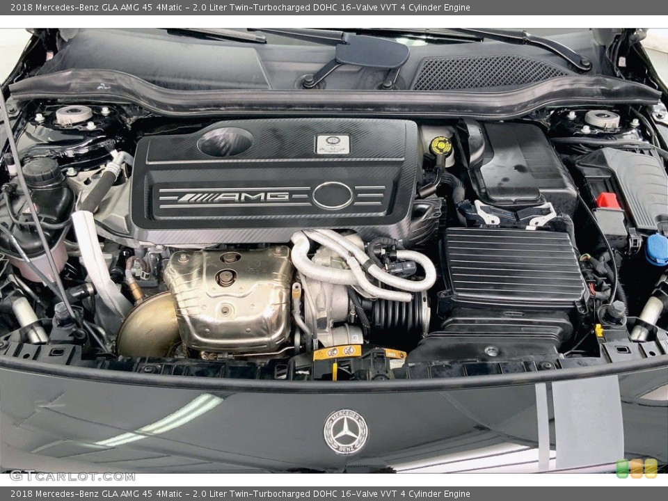 2.0 Liter Twin-Turbocharged DOHC 16-Valve VVT 4 Cylinder Engine for the 2018 Mercedes-Benz GLA #142373767